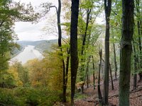 Durch herbstliche Waelder und Blicke auf den Rhein